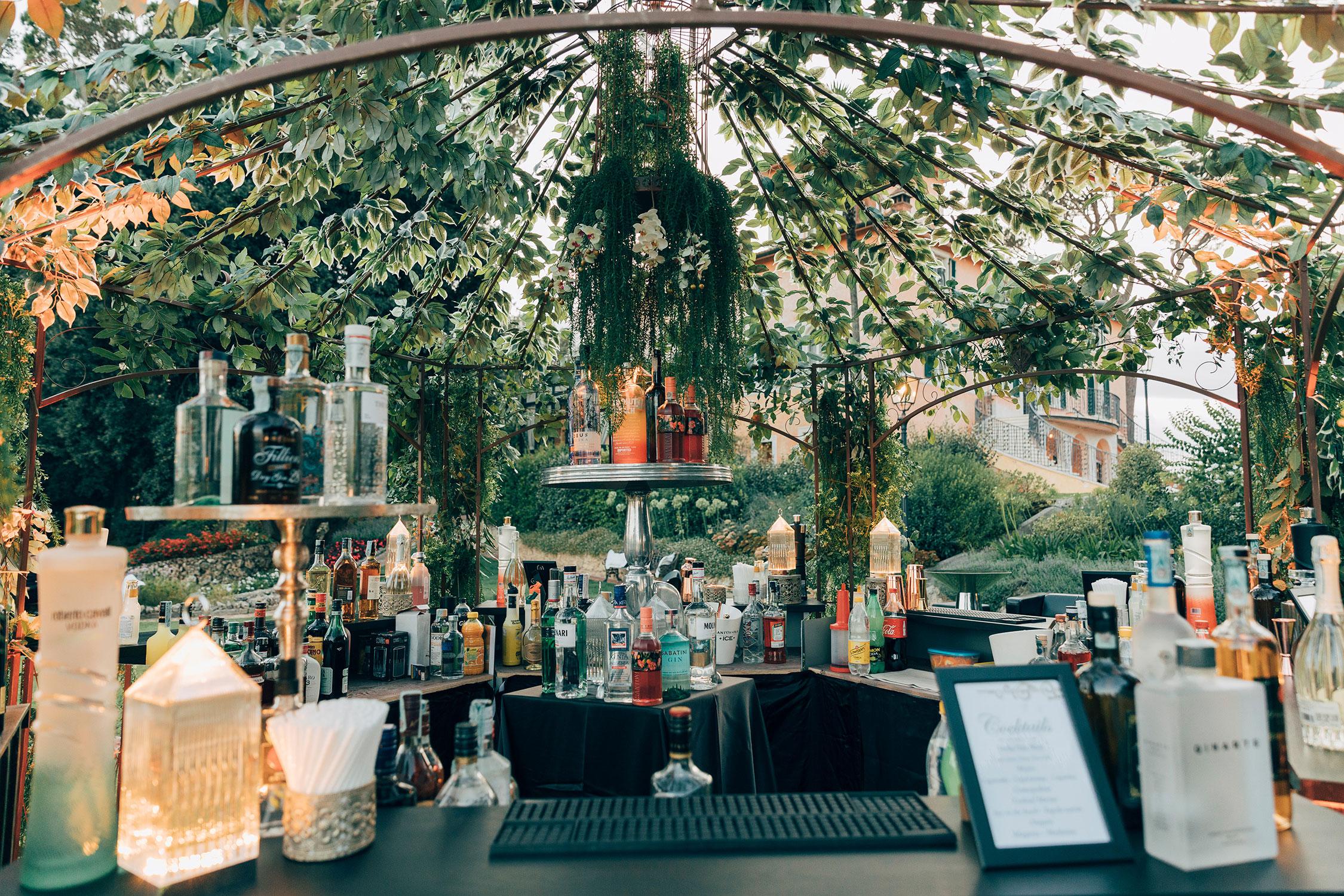 Bristot Bar La Limonaia, the cocktail bar at Villa Valentini Bonaparte