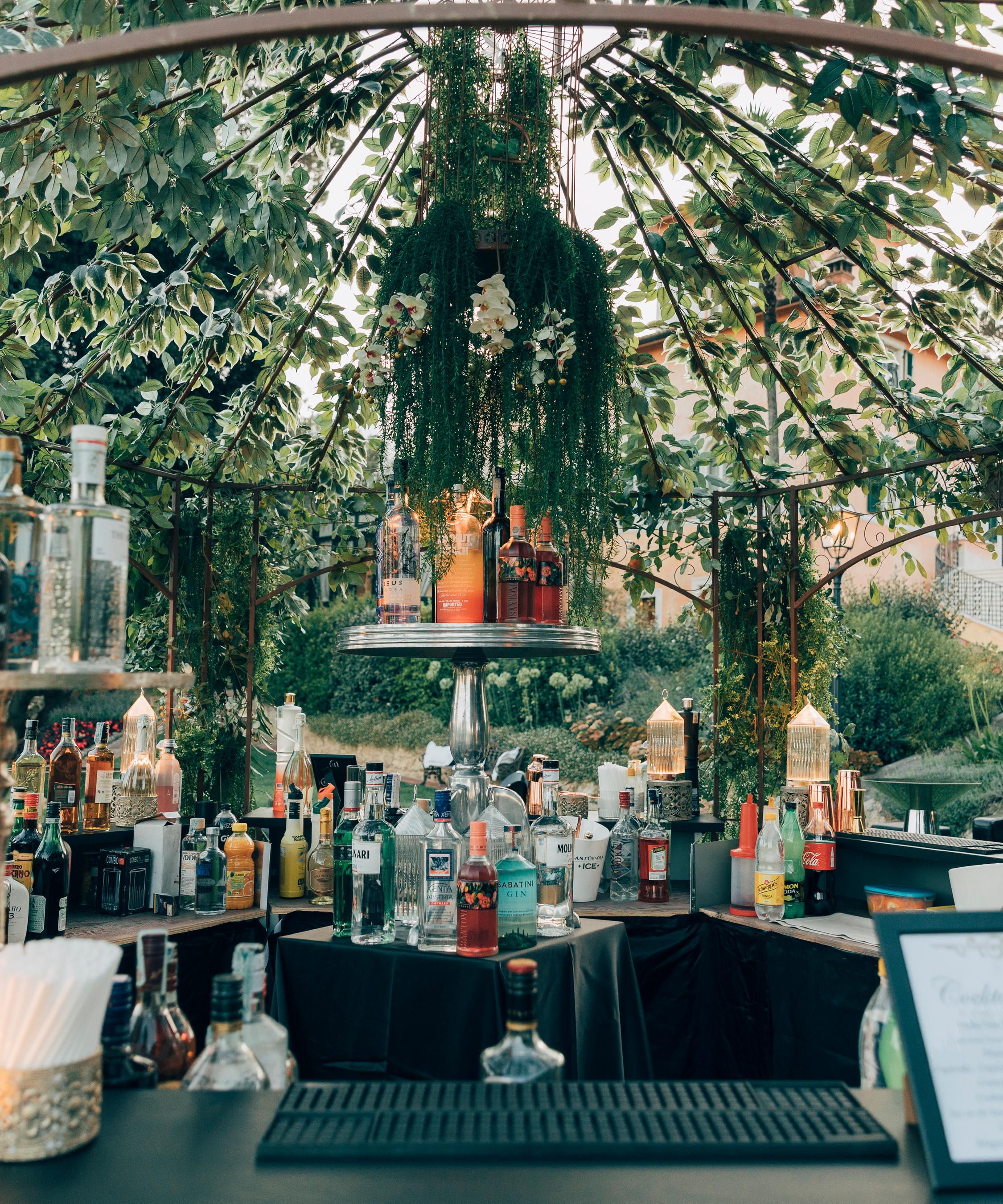 Bristot Bar La Limonaia, the cocktail bar at Villa Valentini Bonaparte