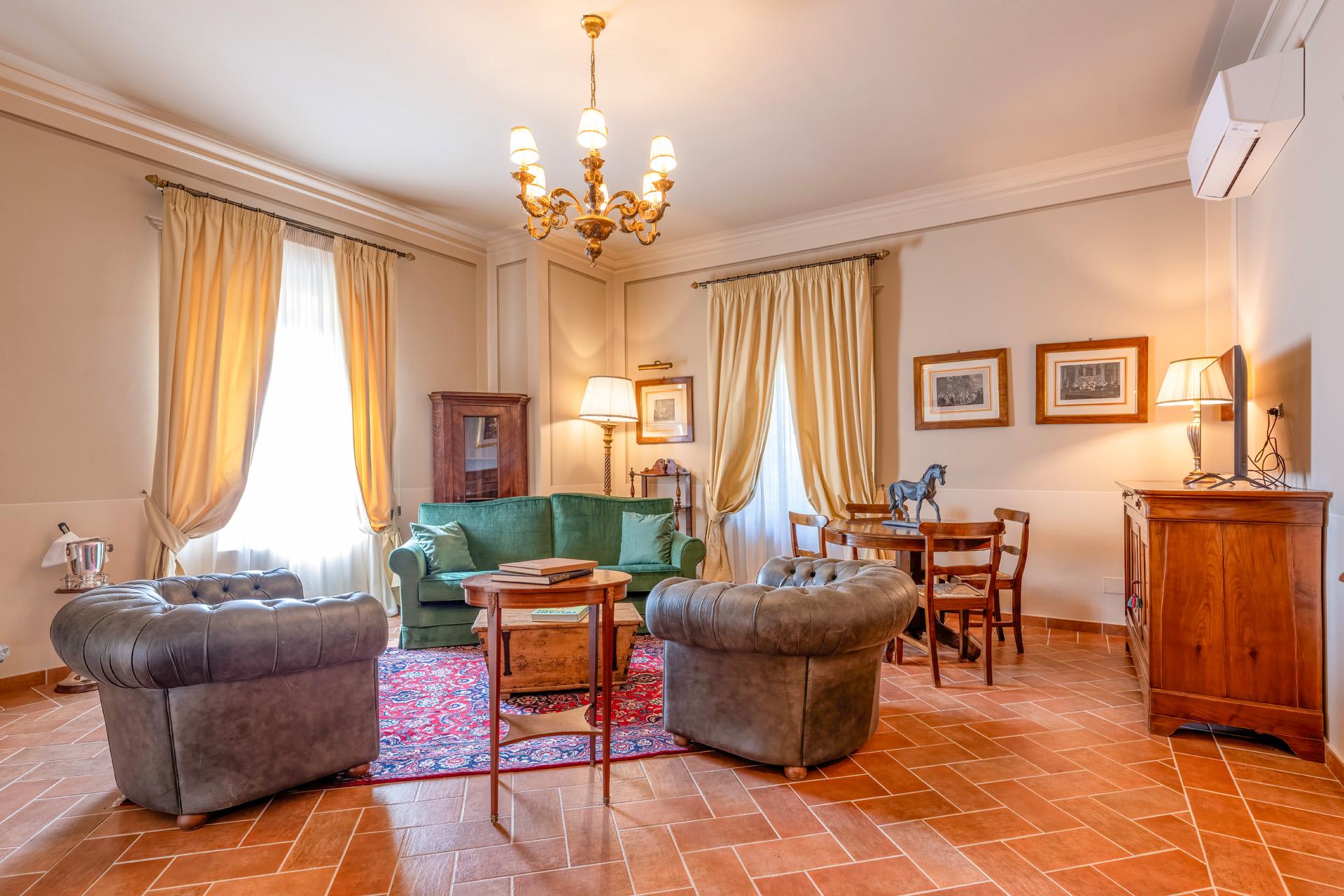 Two bedrooms suite| Luxury Suite for families at La Scuderia of Villa Valentini Bonaparte