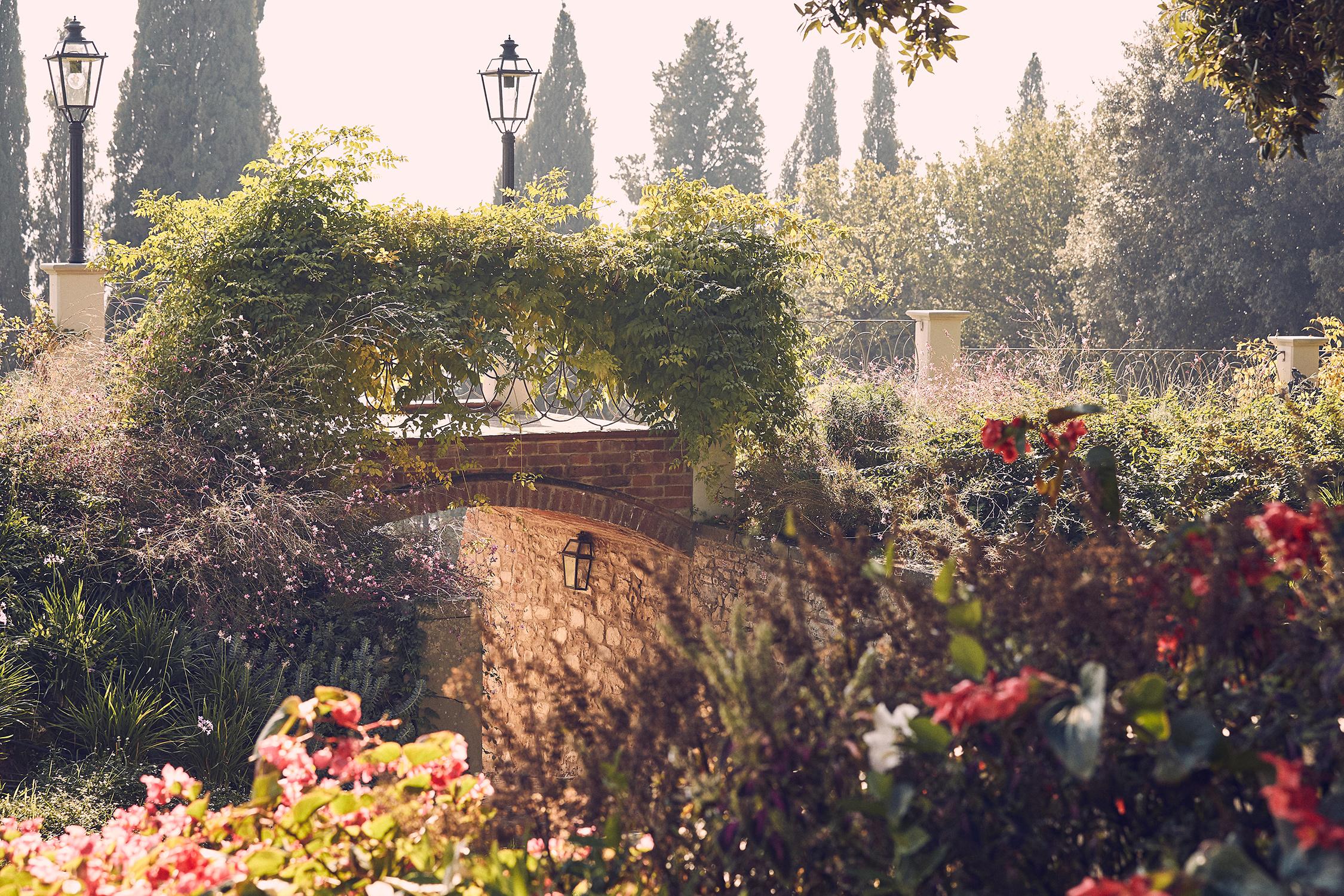 The gardens of the Villa between Tuscany & Umbria, Castiglion del Lago